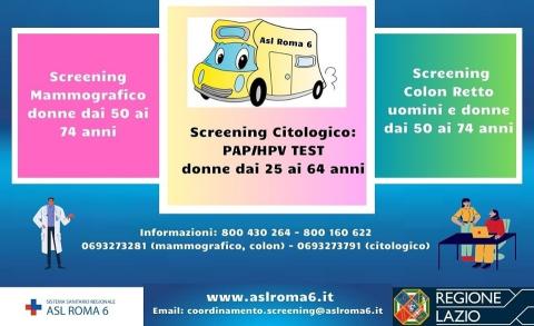 Screening oncologici Asl Screening oncologici Asl