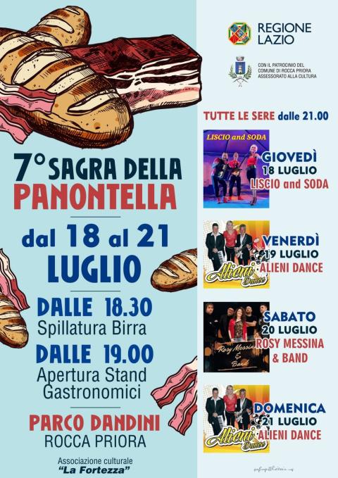 Locandina 7° Sagra della Panontella